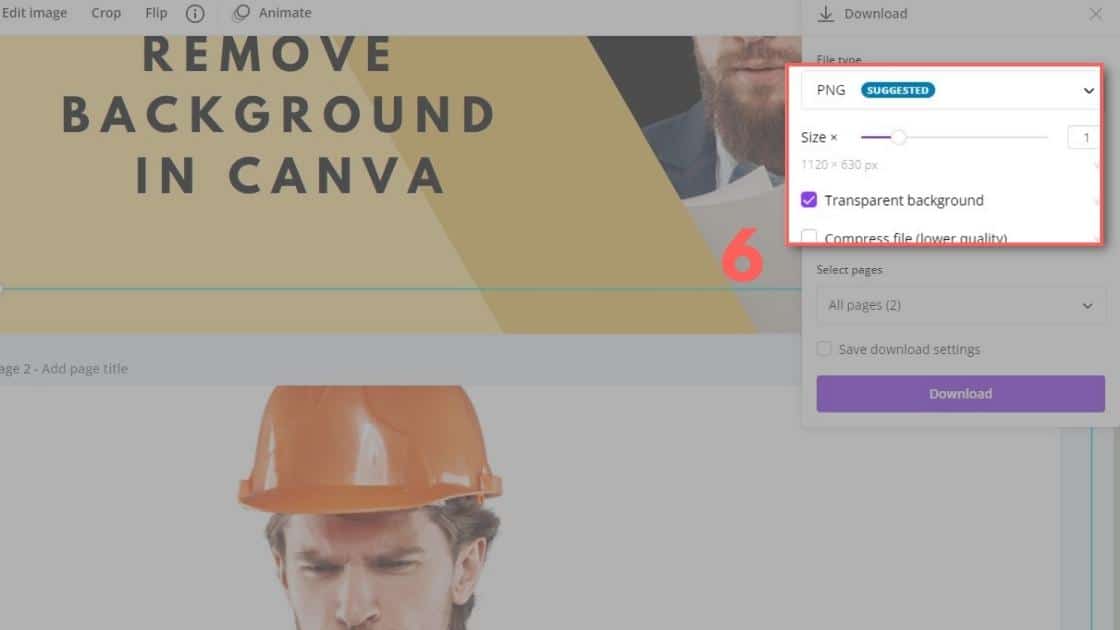 How To Download Transparent Image In Canva