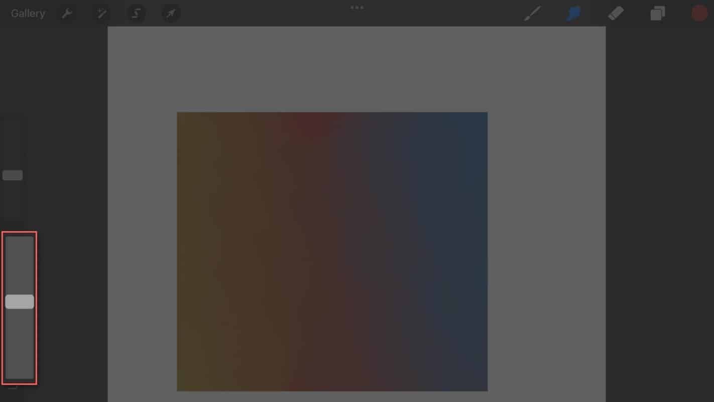 How To Blend In Procreate - Adjust Opacity