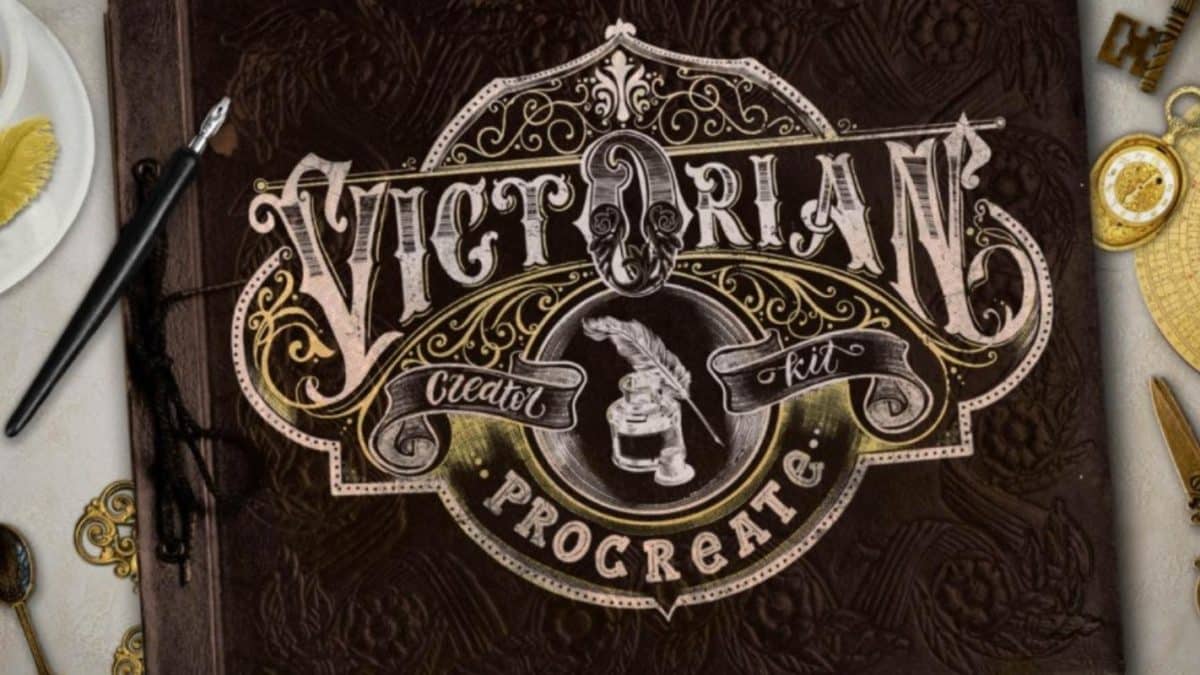 Procreate Lettering Brush - Victorian