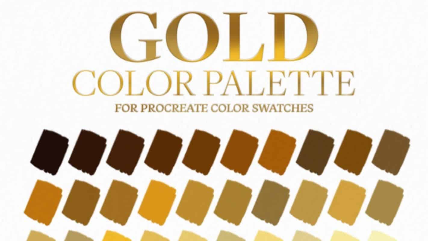 Procreate Palette Gold 1