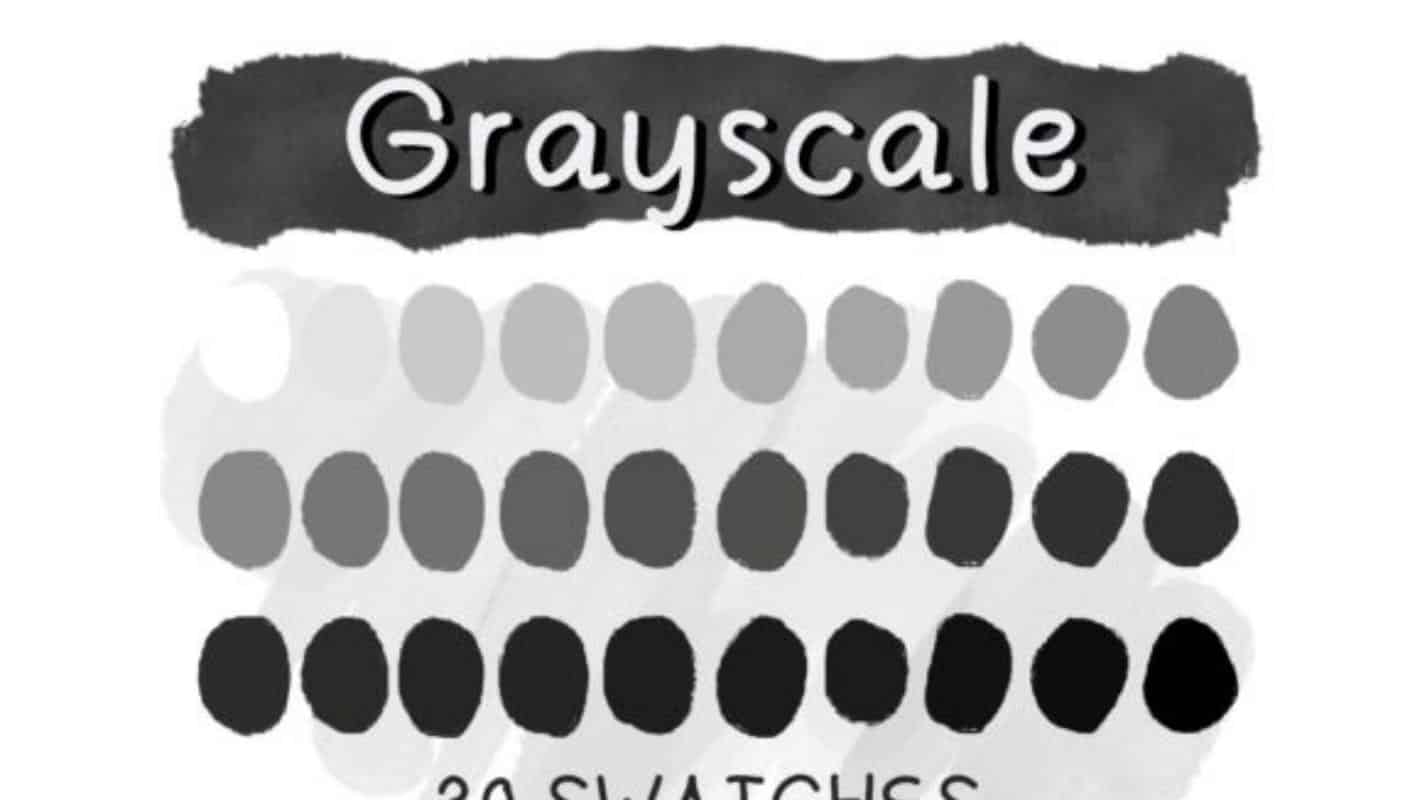 Procreate Palette Grayscale 1
