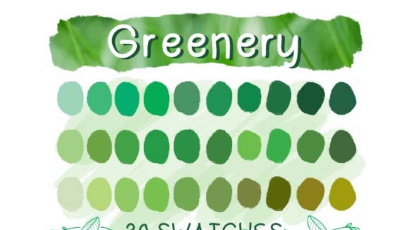 Procreate Palette Green 2