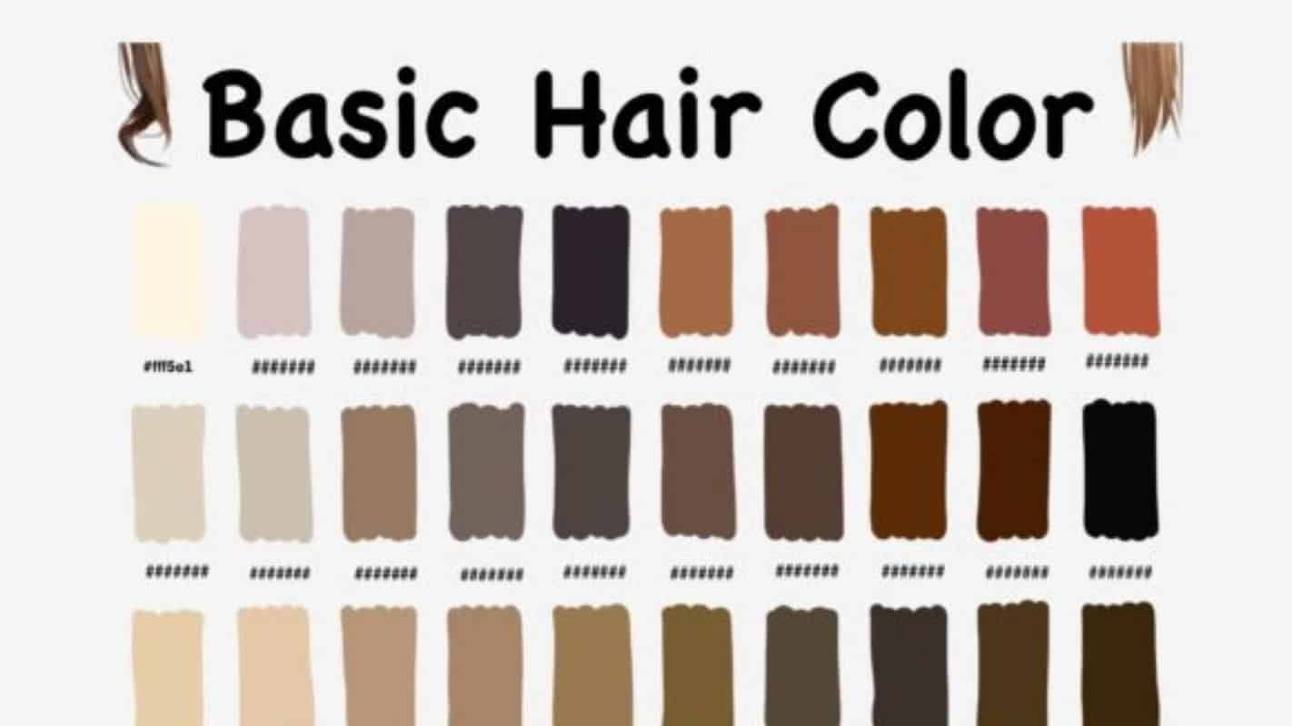 hair palette procreate free