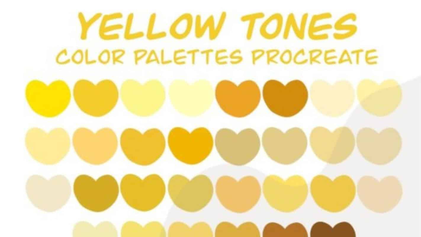 Procreate Palette Yellow 1