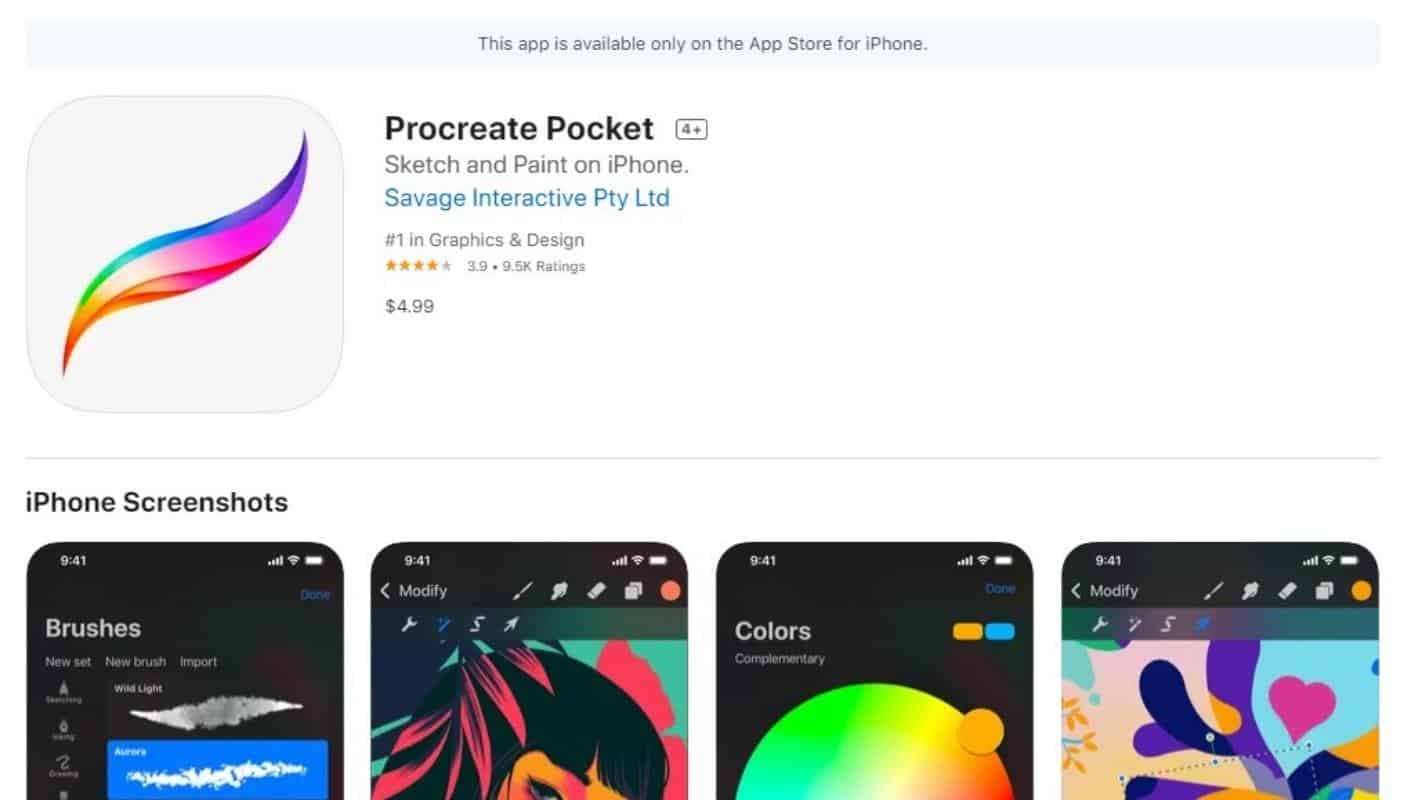 Procreate Pocket 2