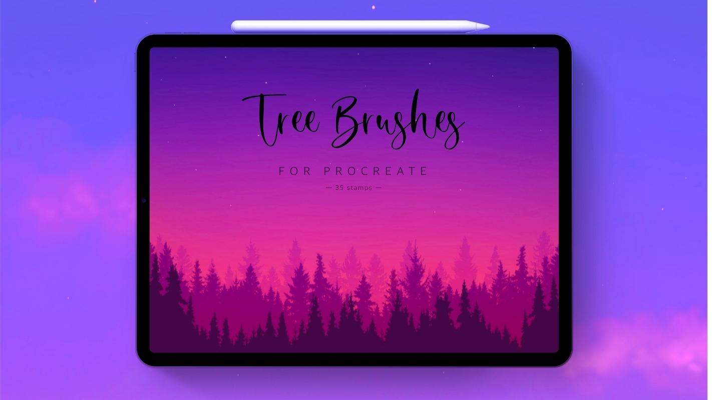 Free Tree Brush Procreate - 12