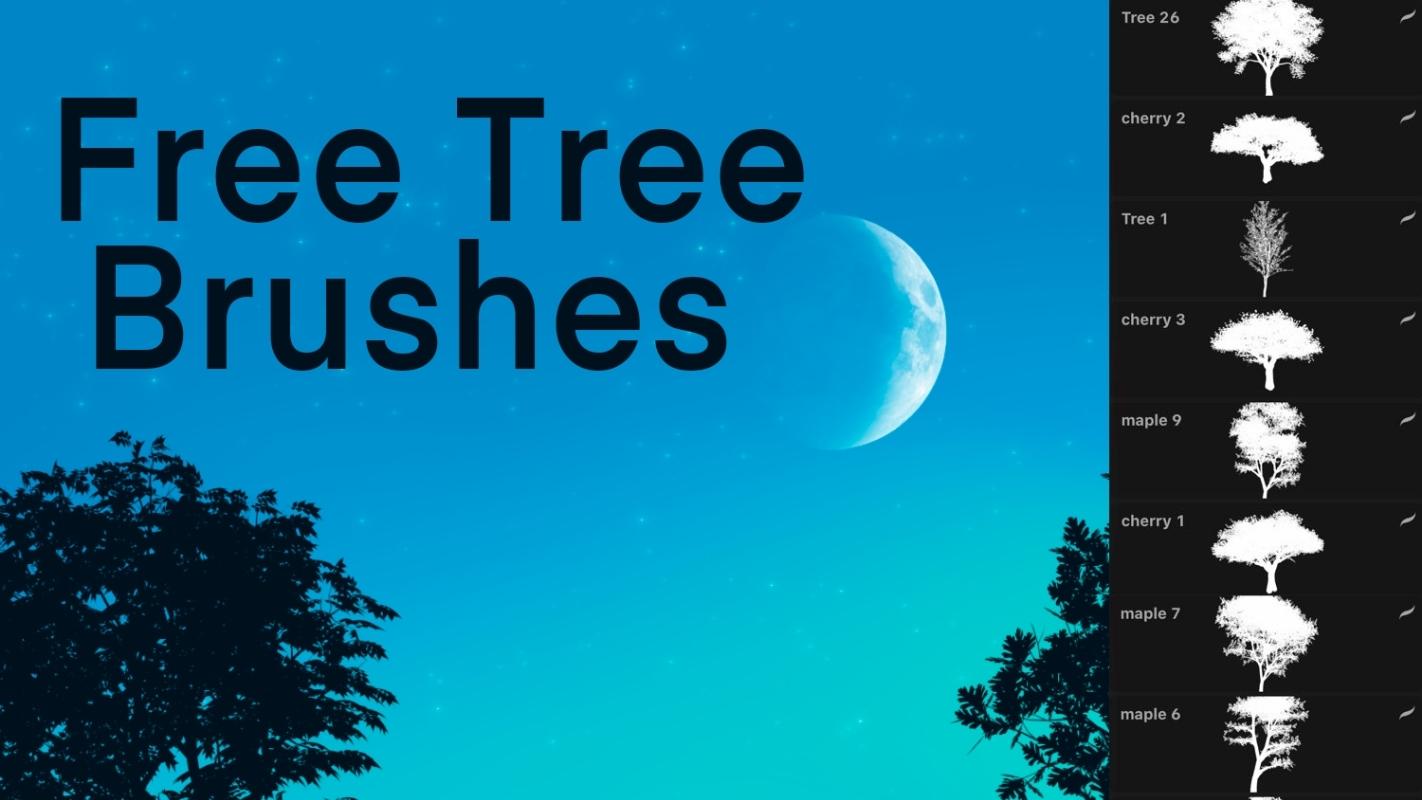 tree procreate brushes free