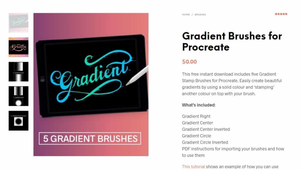 Gradient Brush Procreate - 5