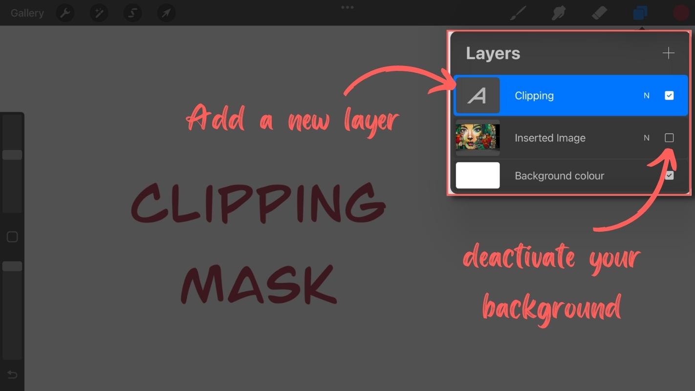 How To Use A Clipping Mask In Procreate - Step 02