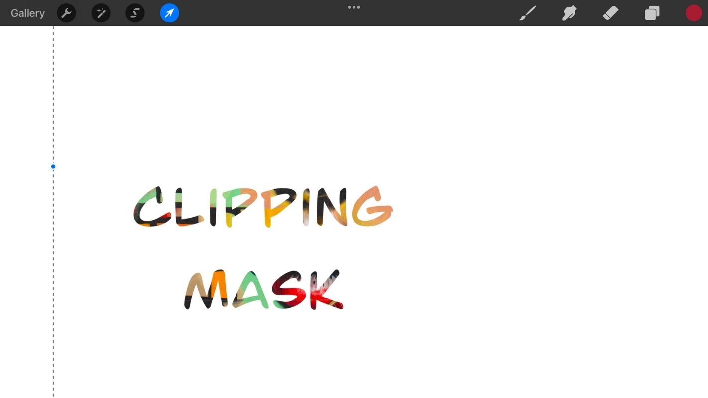 How To Use A Clipping Mask In Procreate - Step 5