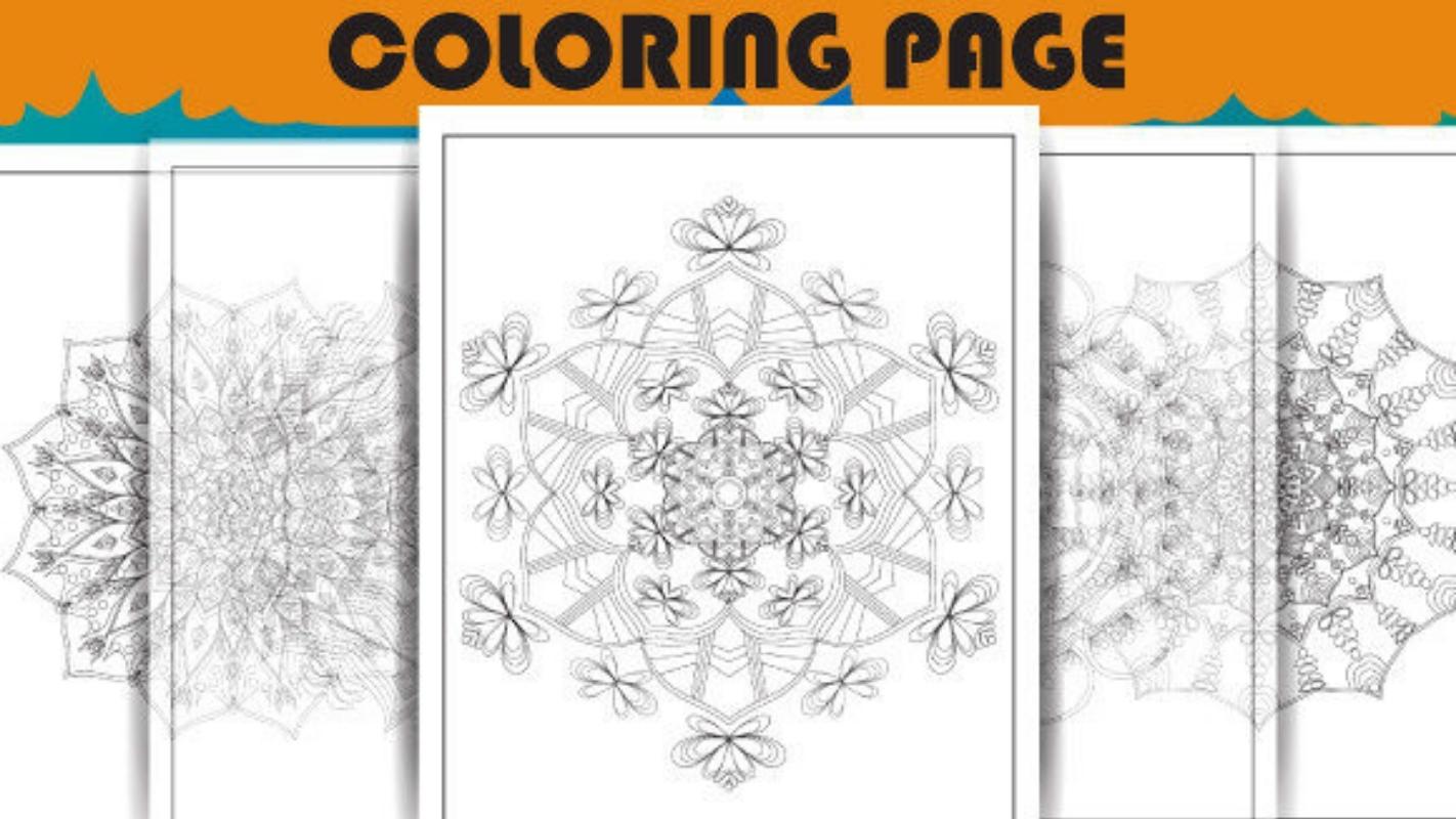 Mandala Coloring Book - 1