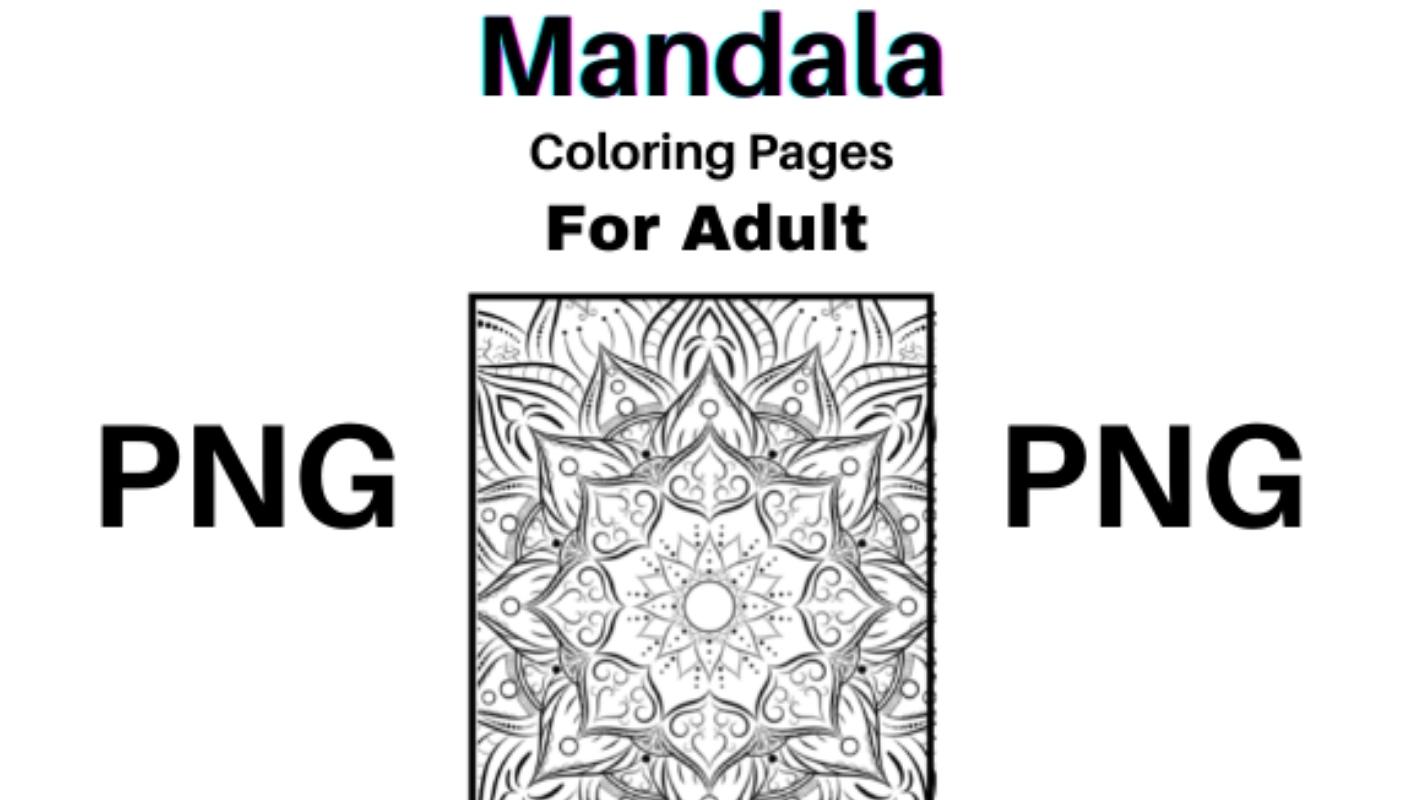 Mandala Coloring Page for Adult - 12