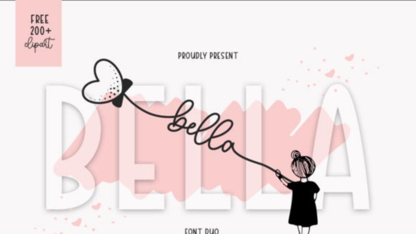 Procreate Font 7 - Bella Font