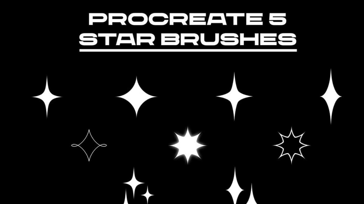Procreate Star Brush Free - 14