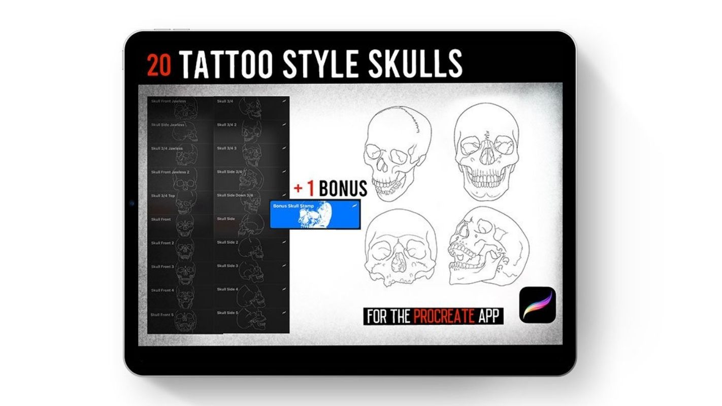 best procreate tattoo brushes free