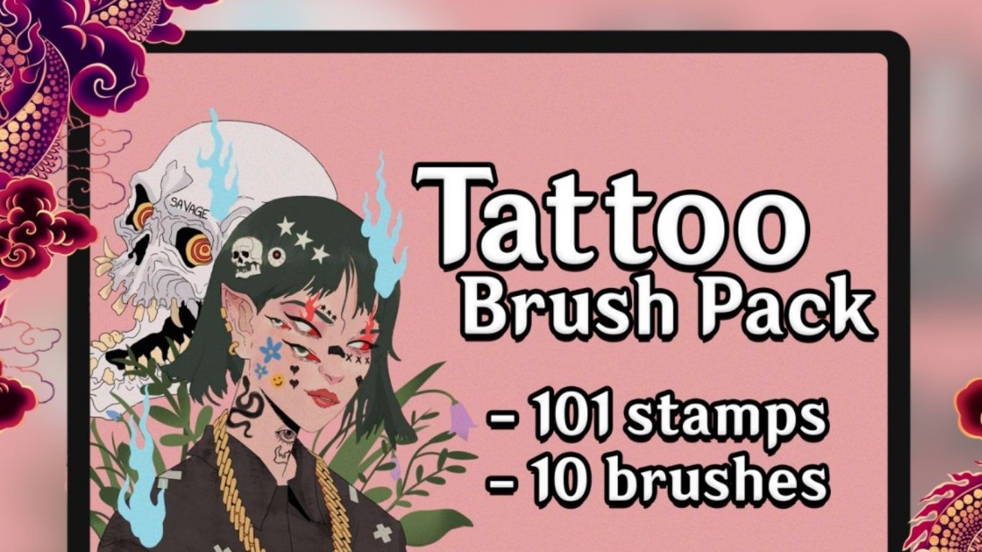 Procreate Tattoo Brushes - 12