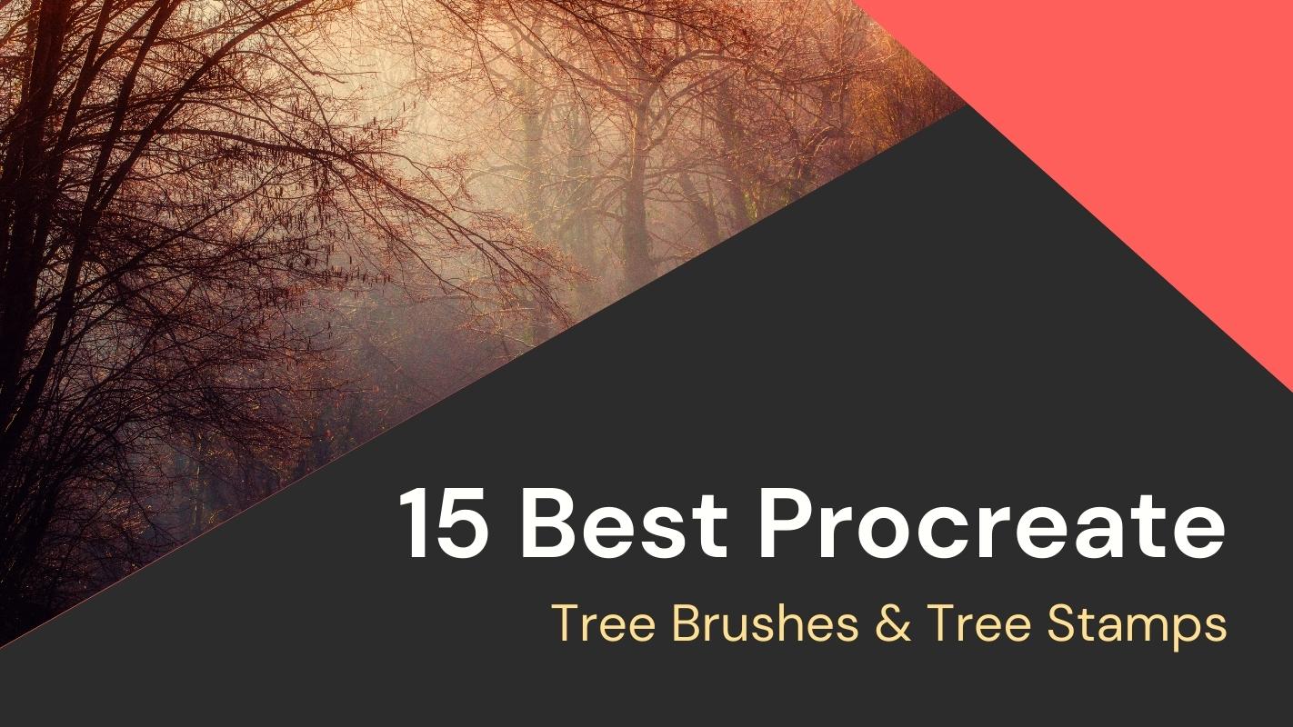 procreate tree brush pack