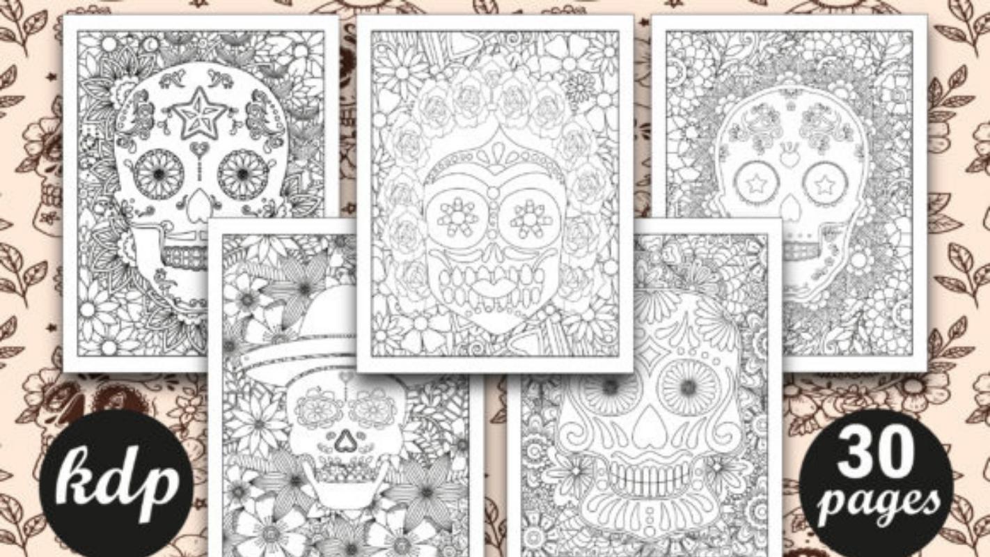 Sugar Skull Coloring Book for Adult - 14