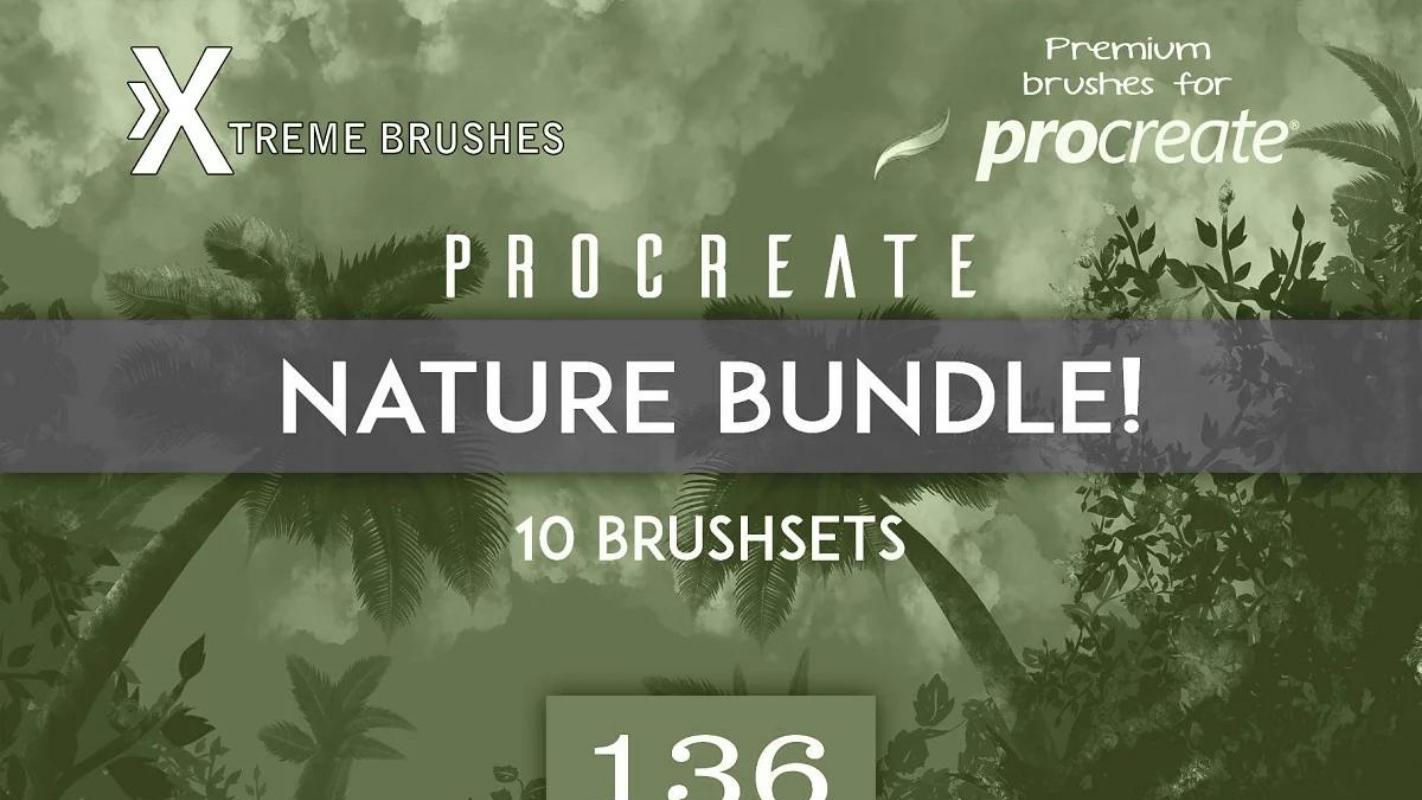 procreate free tree brushes