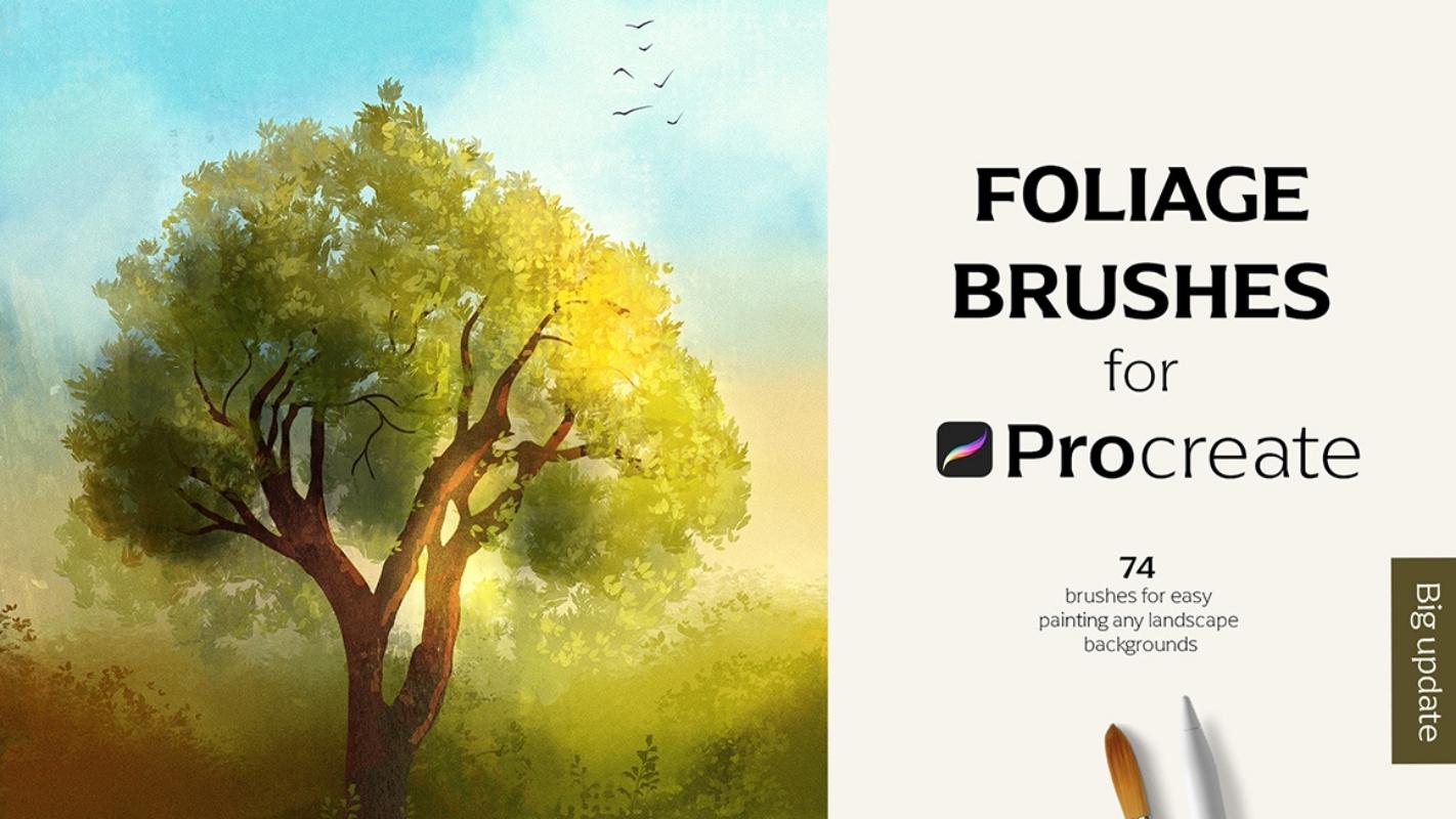 procreate tree brushes free download