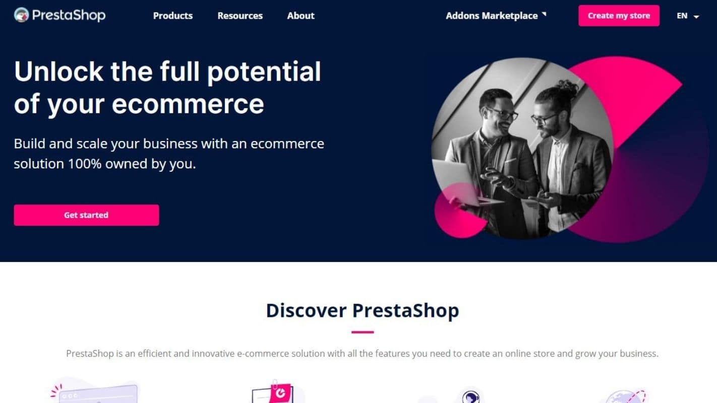Shopify Alternative - Prestashop
