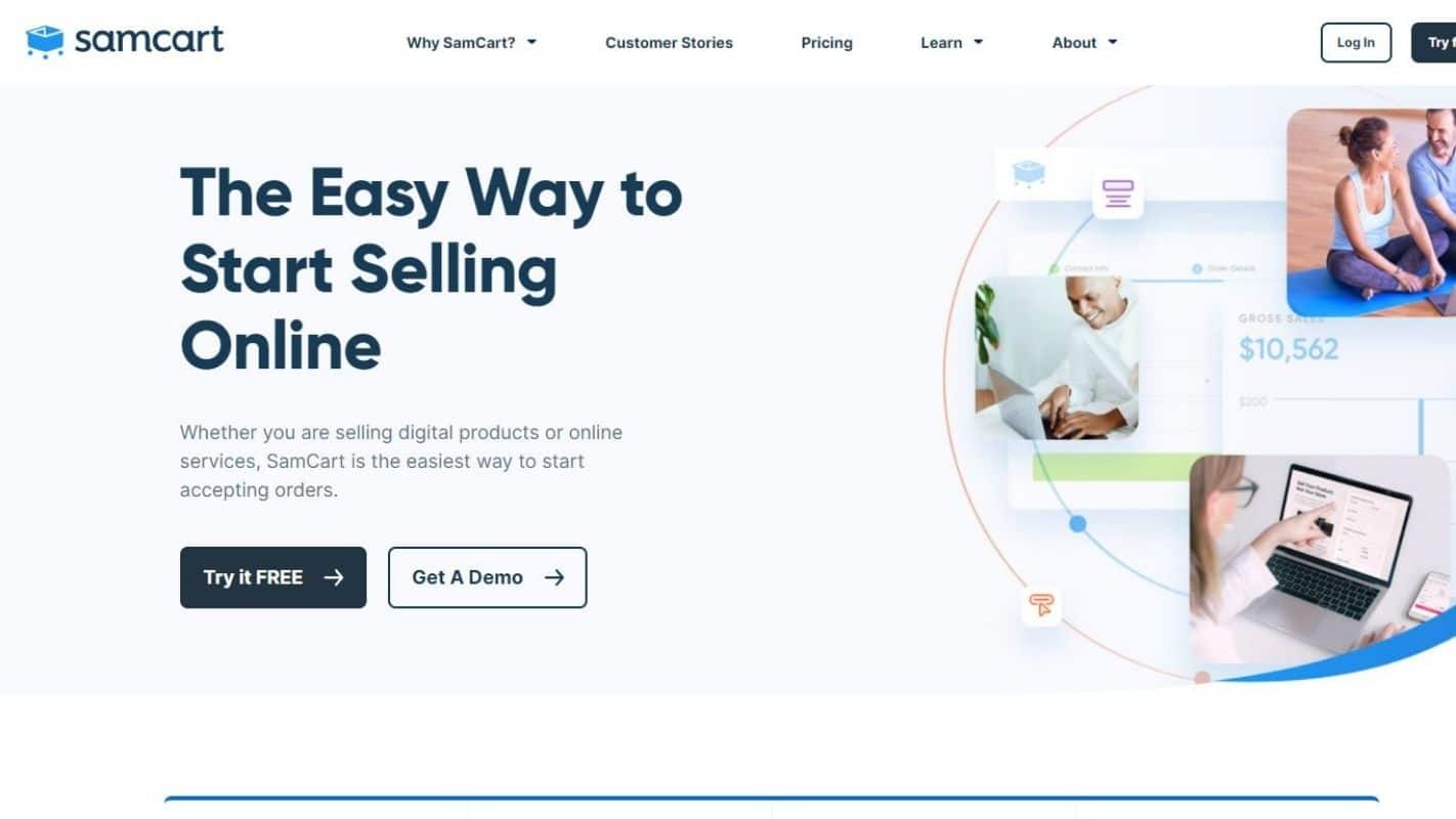 Shopify Competitor - Samcart
