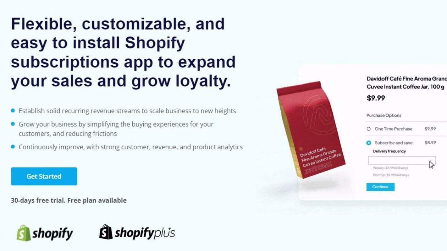 Shopify Subscription App - Appstle Subscriptions