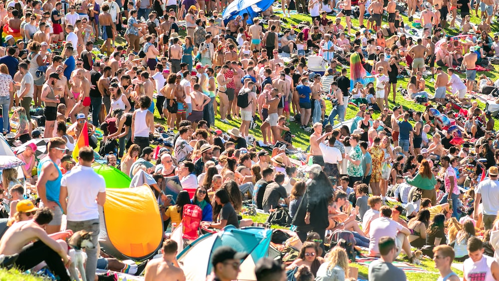 Acceptance at Pride: Daytime Gathering of People in San Francisco