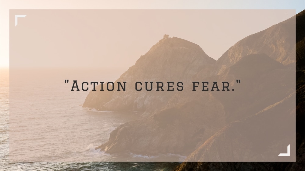 Action cures fear