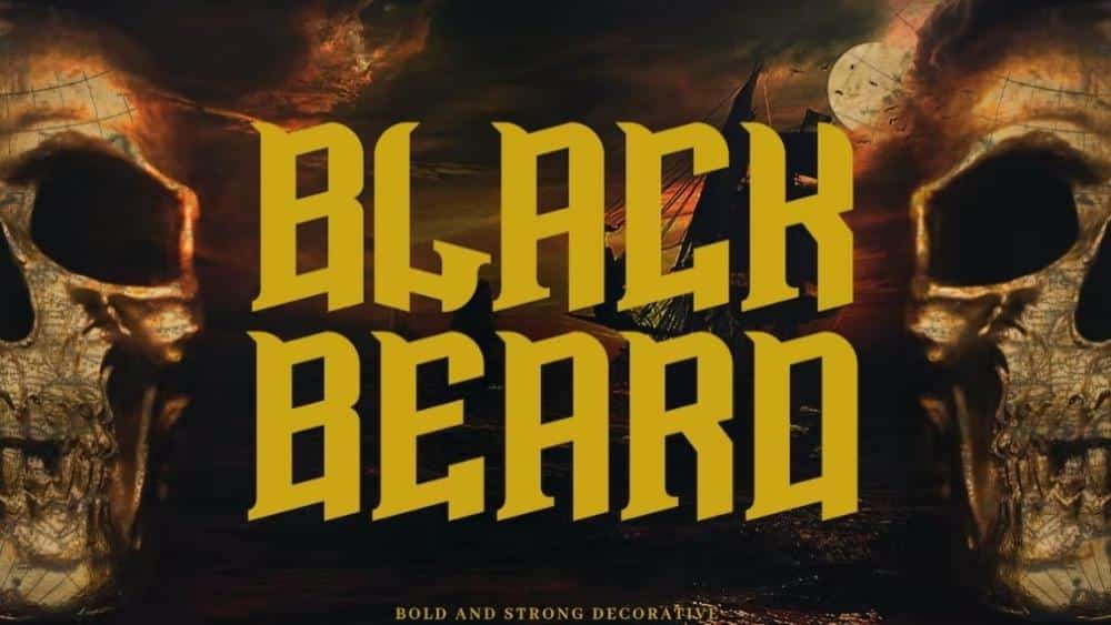 Blackbeard Vintage Bold Display Typeface