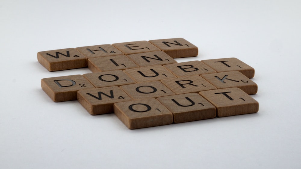 Consistency in Words: Scrabble Tiles of Discipline and Self-Motivation