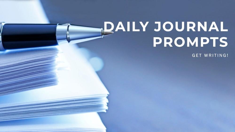 Daily Journal Prompts Blog Banner