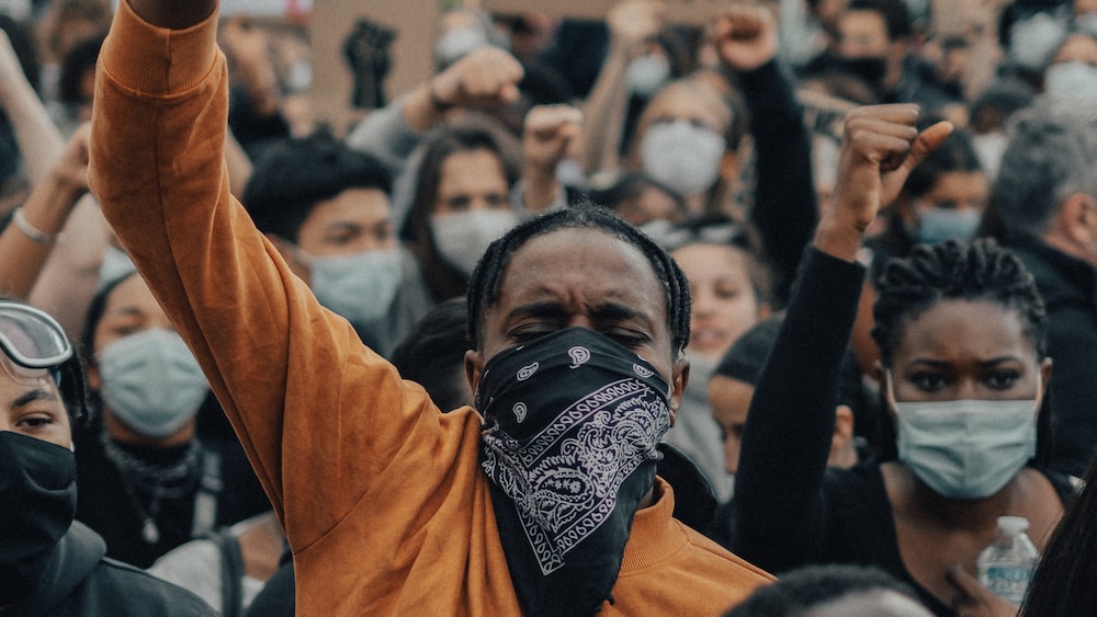 Empathy in Action: Black Lives Matter Protester in Paris