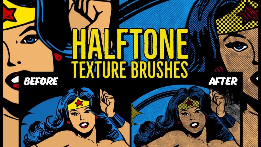 Free Halftone Brushes Procreate 1