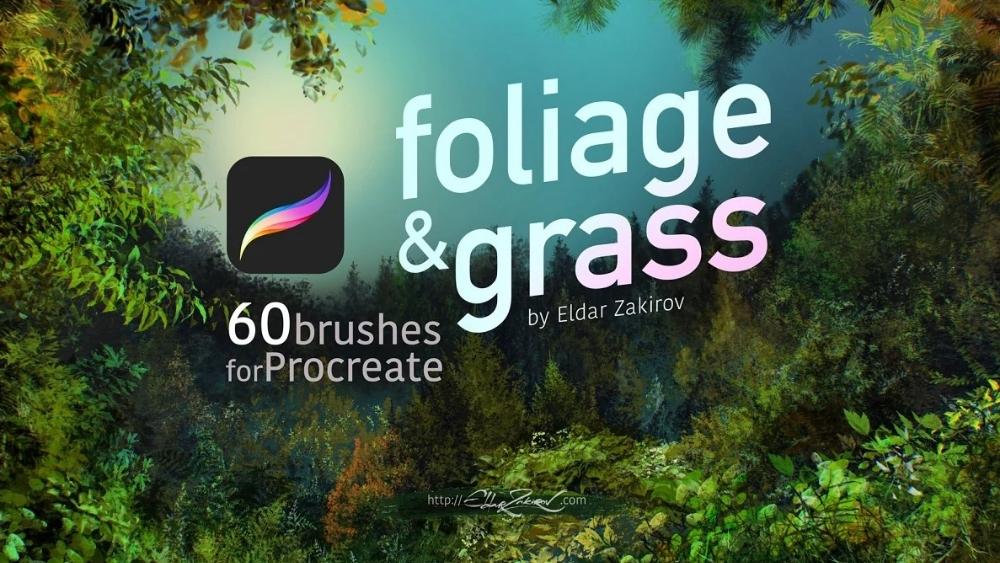 10 Best Procreate Grass Brushes in 2024 for the Perfect Natural Feel