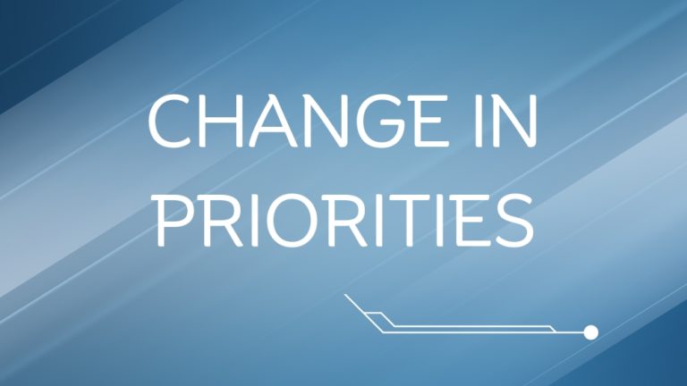 Embracing Change in Priorities: Adapting to New Norms