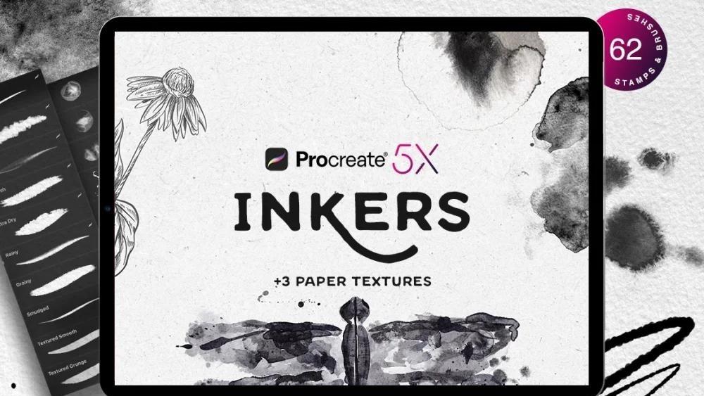 Inkers - Procreate Inking Brushes