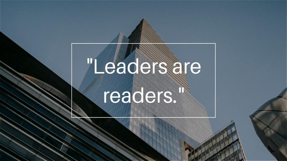 Jim Kwik Limitless Quote 1 Leaders are readers