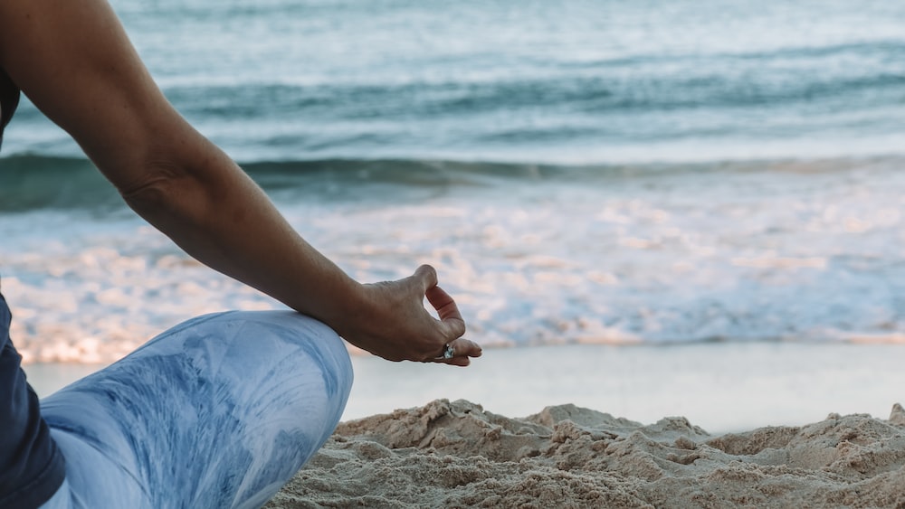 Mindful Meditation on the Beach