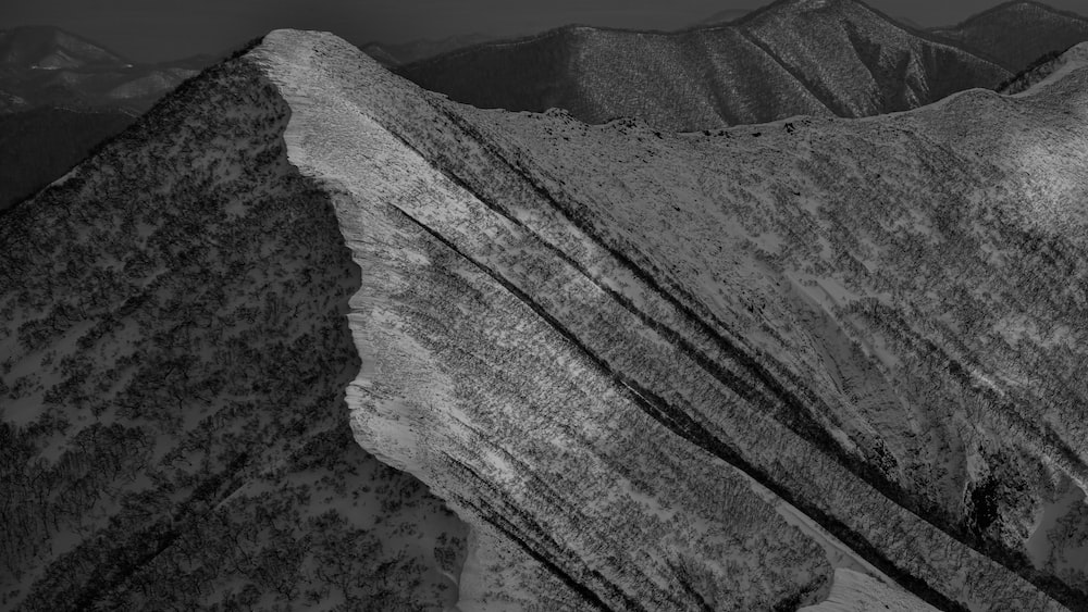 Monochrome Mountain Range: Symbolizing Accountability and Discipline