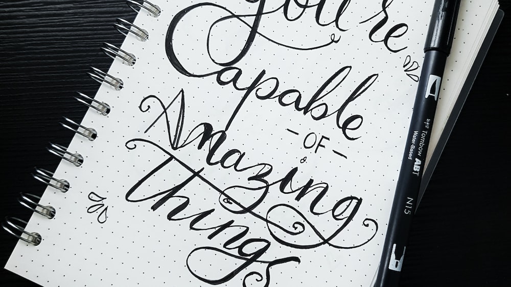 Motivational Calligraphy Quotes for Self Improvement and Growth