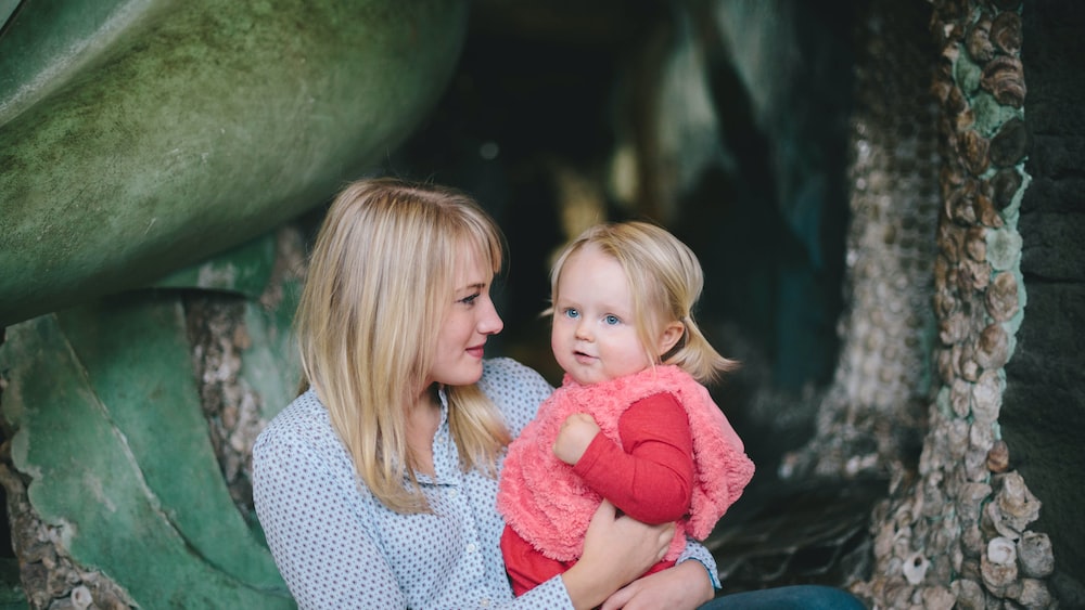 Parental Involvement: A Blonde Mother and Child Connection