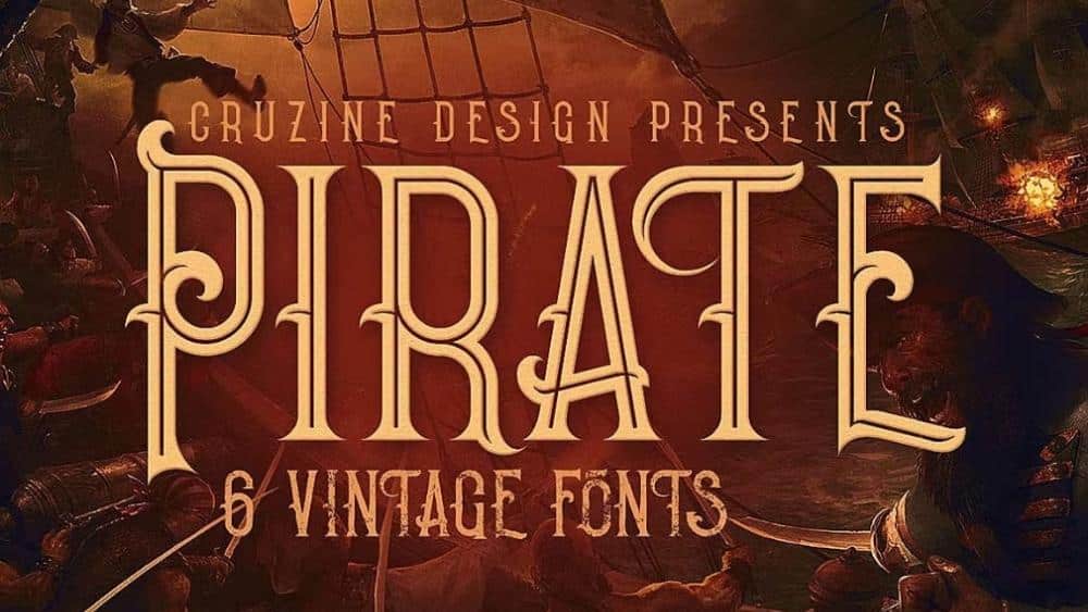 Pirate Vintage Style Font
