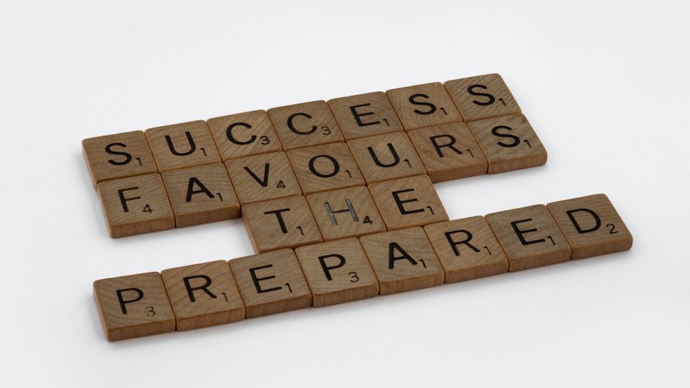 Preparation for Success: Scrabble Tiles with Winning Tactics