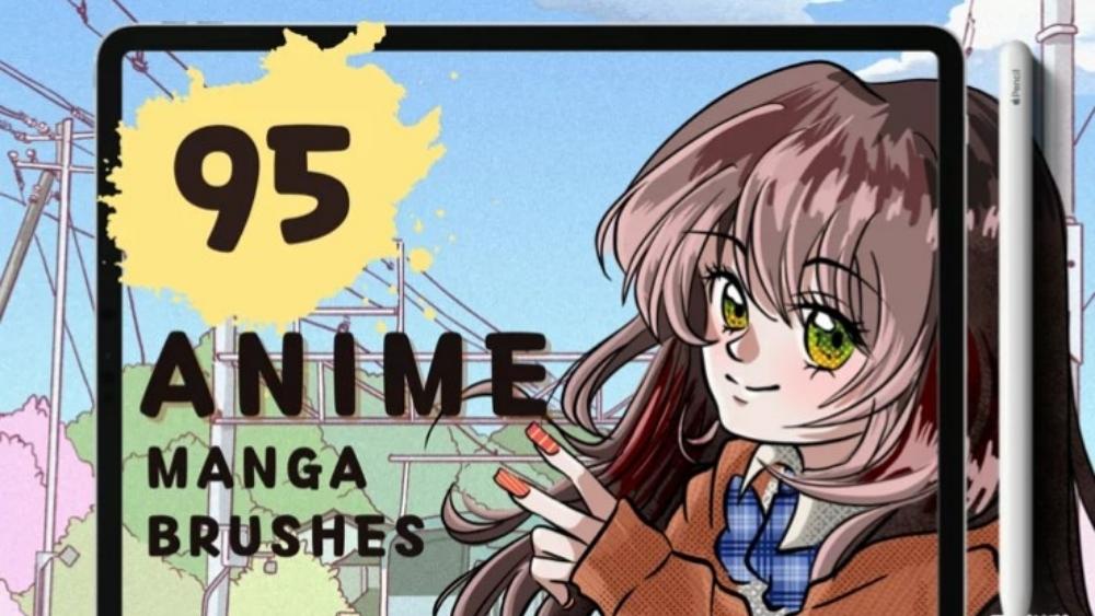 Procreate Anime & Manga Brushes - 6