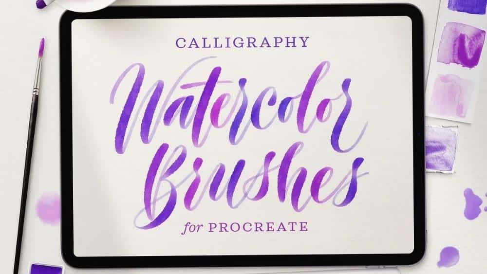 Procreate Calligraphy Brushes 10