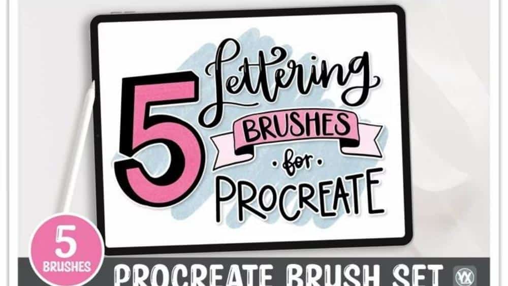 Procreate Calligraphy Brushes 14