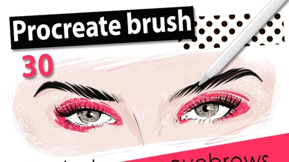 Procreate Eyelash Brush - 1