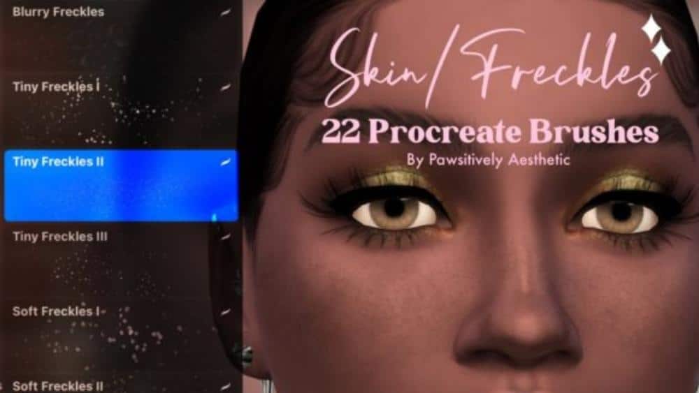 Procreate Freckle Brush - 3