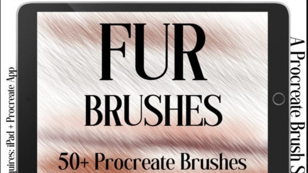 Procreate Fur Brush - Procreate Fur & Hair Brush Set